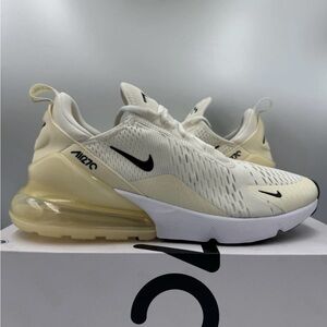 Nike Air Max 270 Sail Coconut Milk BRAND NEW Multiple Sizes Women